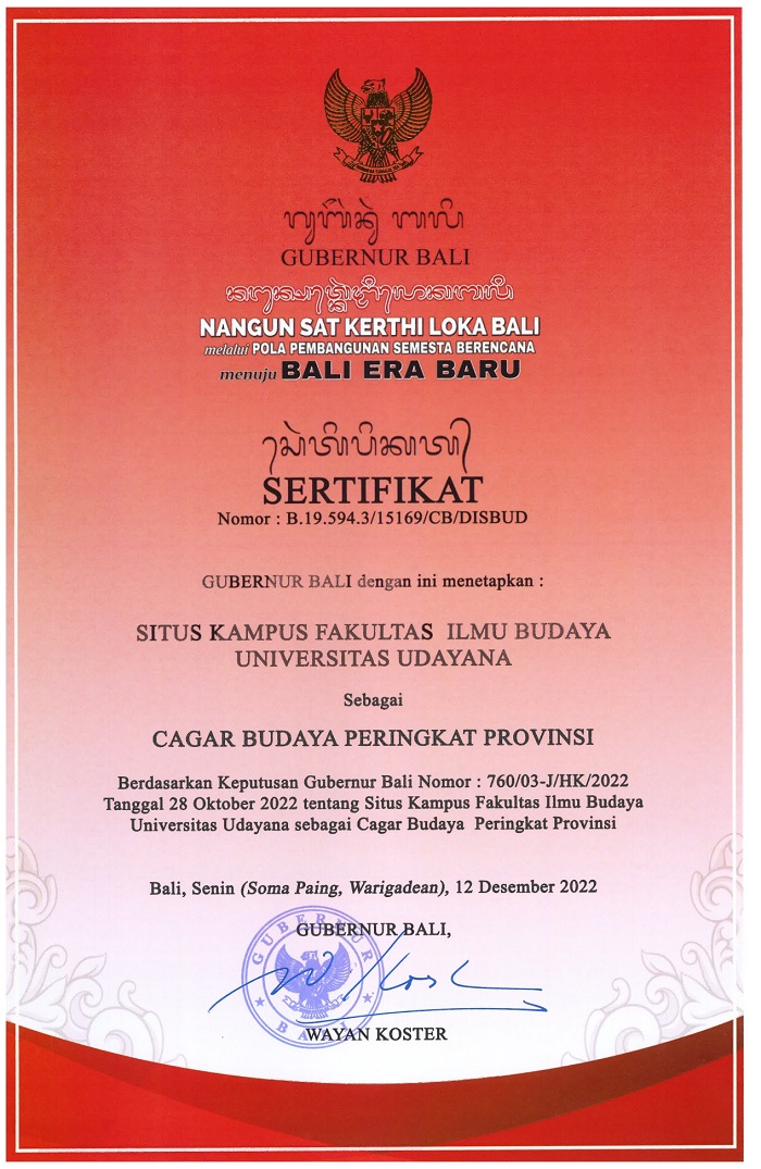 Sertifikat Cagar Budaya